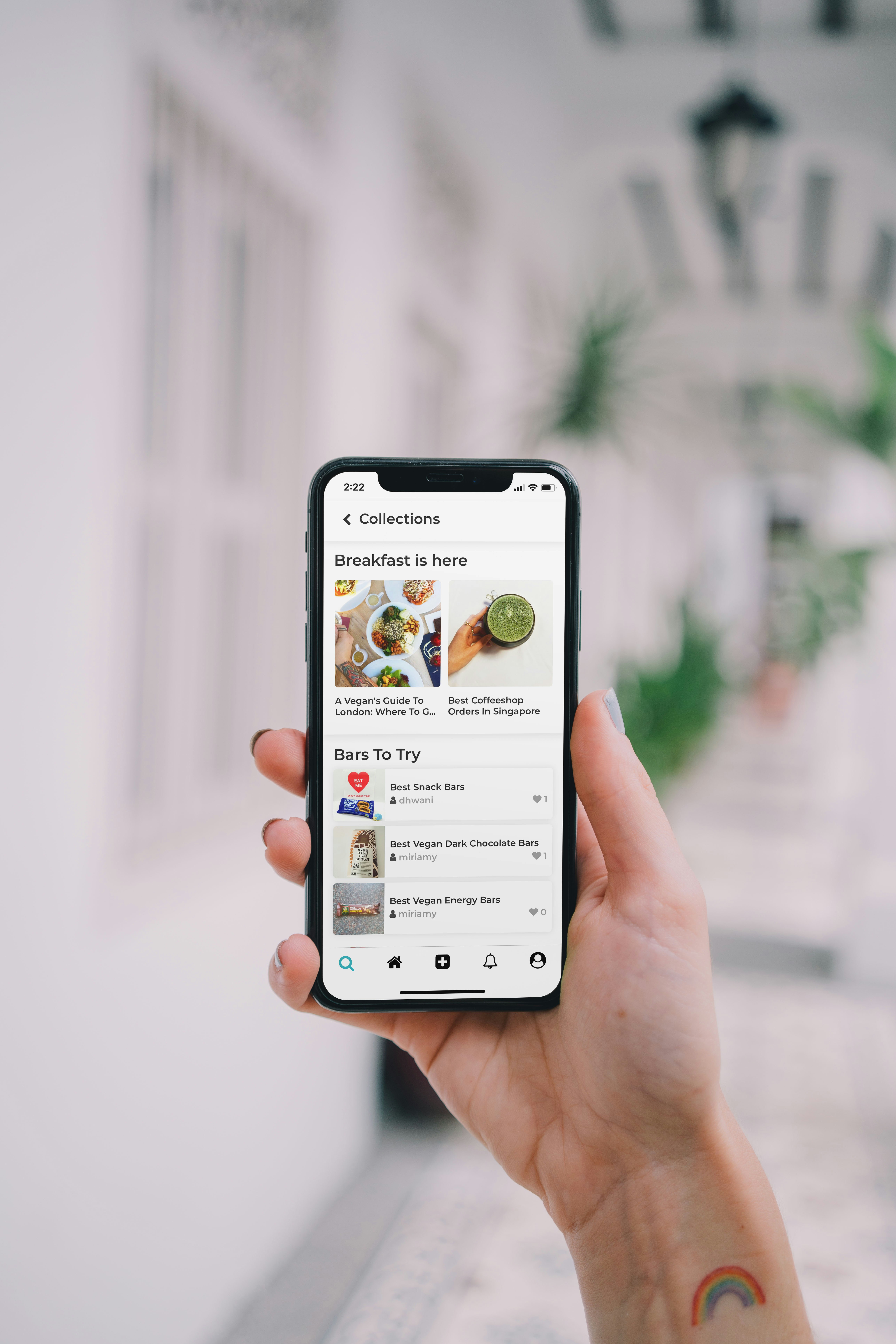 Vegan collections on the abillion app