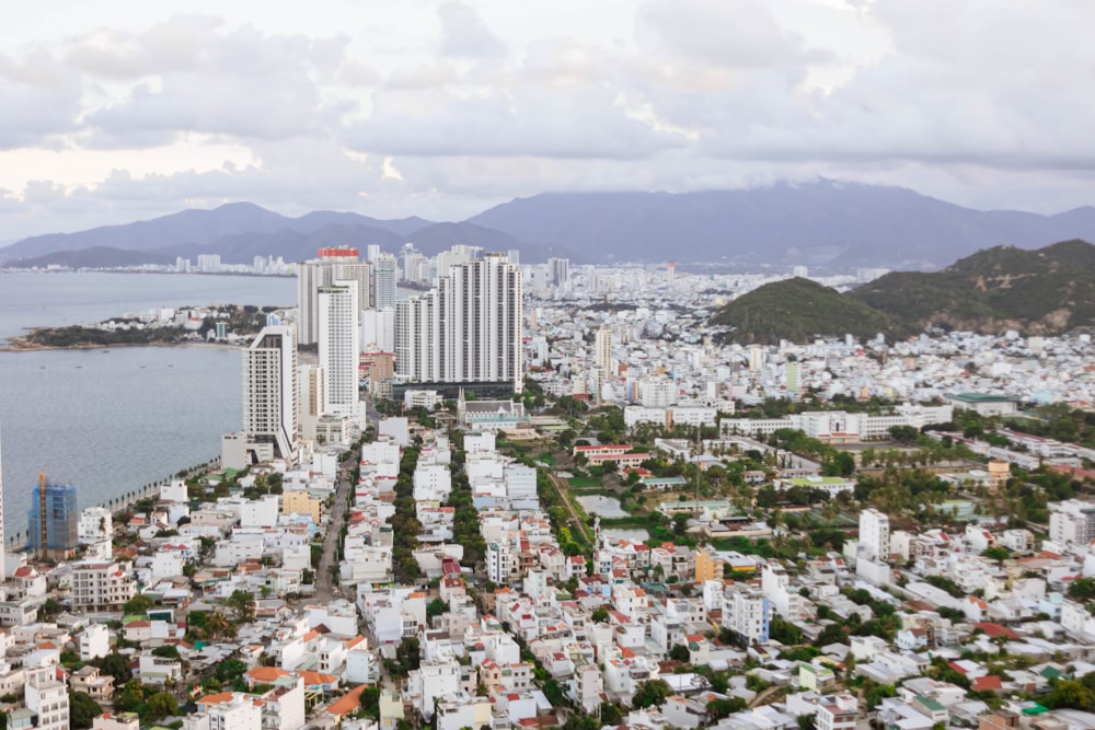 aerial view of city buildings during daytime