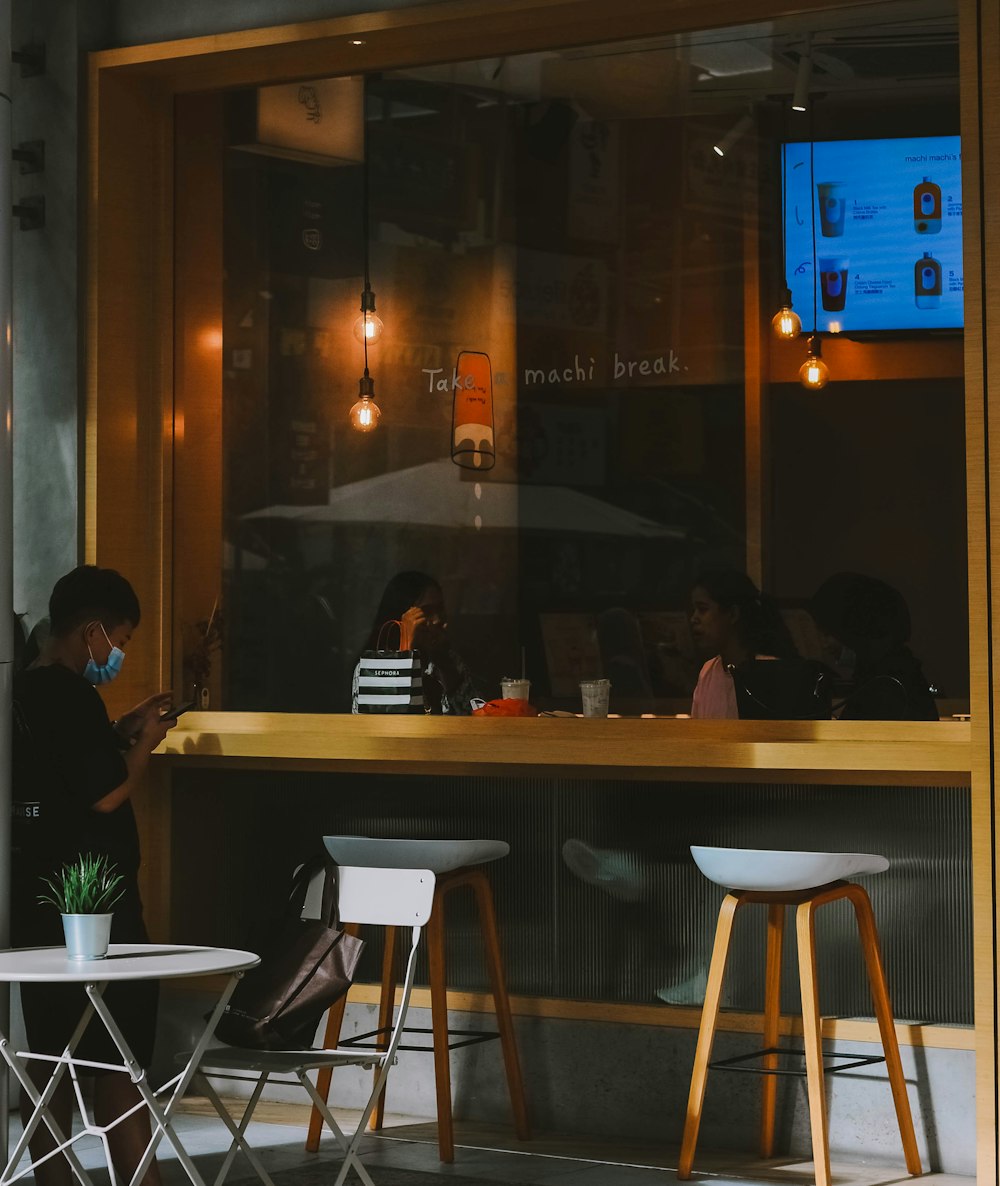 people sitting at the table