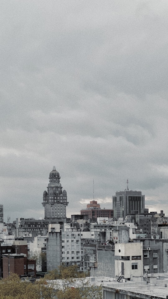 city skyline under white clouds during daytime in Montevideo Uruguay