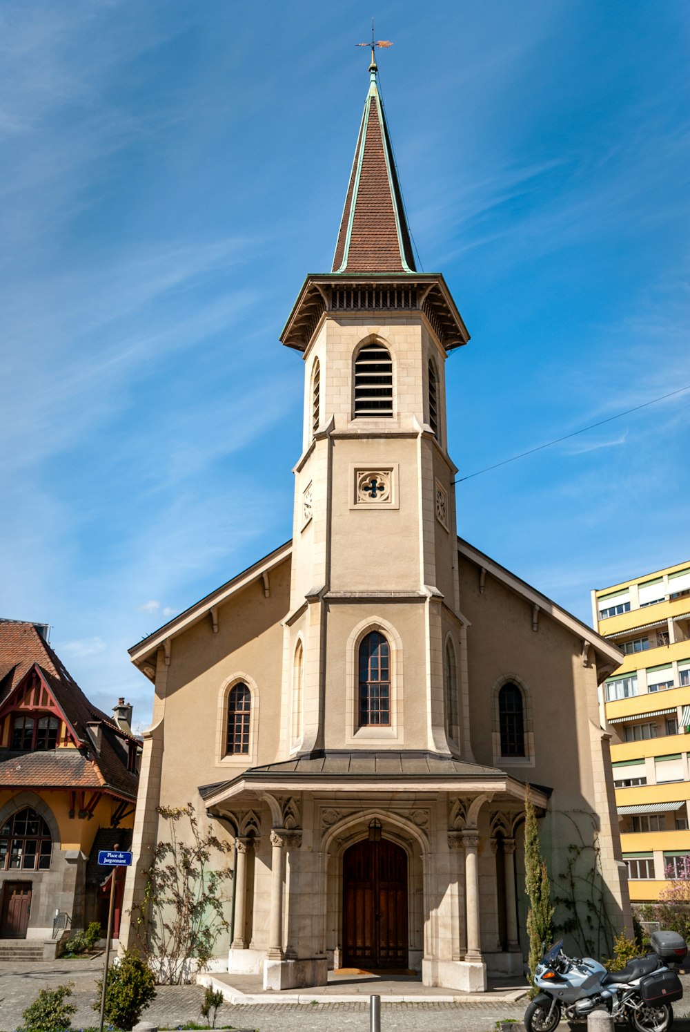 white concrete church under blue sky during daytime