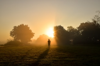Depiction of CEO  & Founder Of Da Fatal Family Records FATAL BOOK Reflecting in a field
