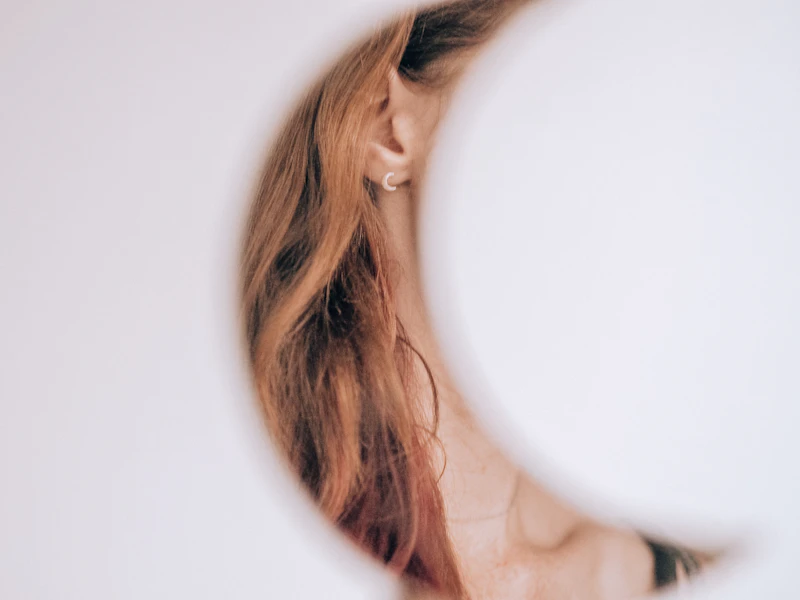 Woman after professional styling
