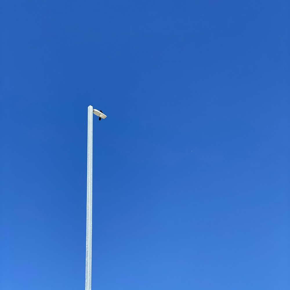 white metal pole under blue sky during daytime