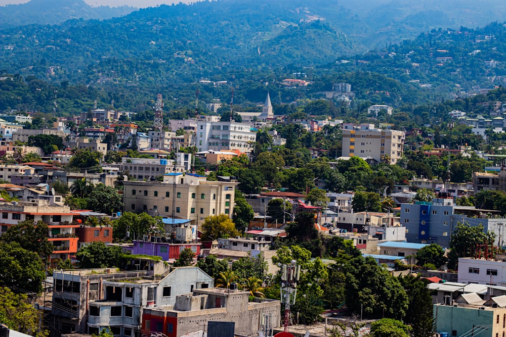 aerial view of city during daytime