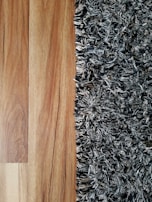 Before and after images of a carpet cleaned from pet odors.