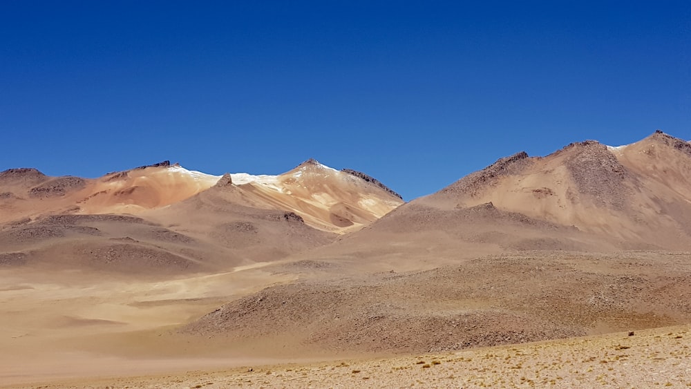 white and brown mountain under blue sky during daytime