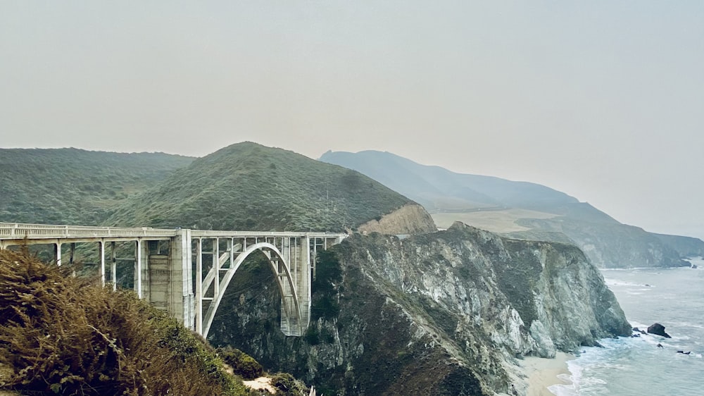 white bridge over the river