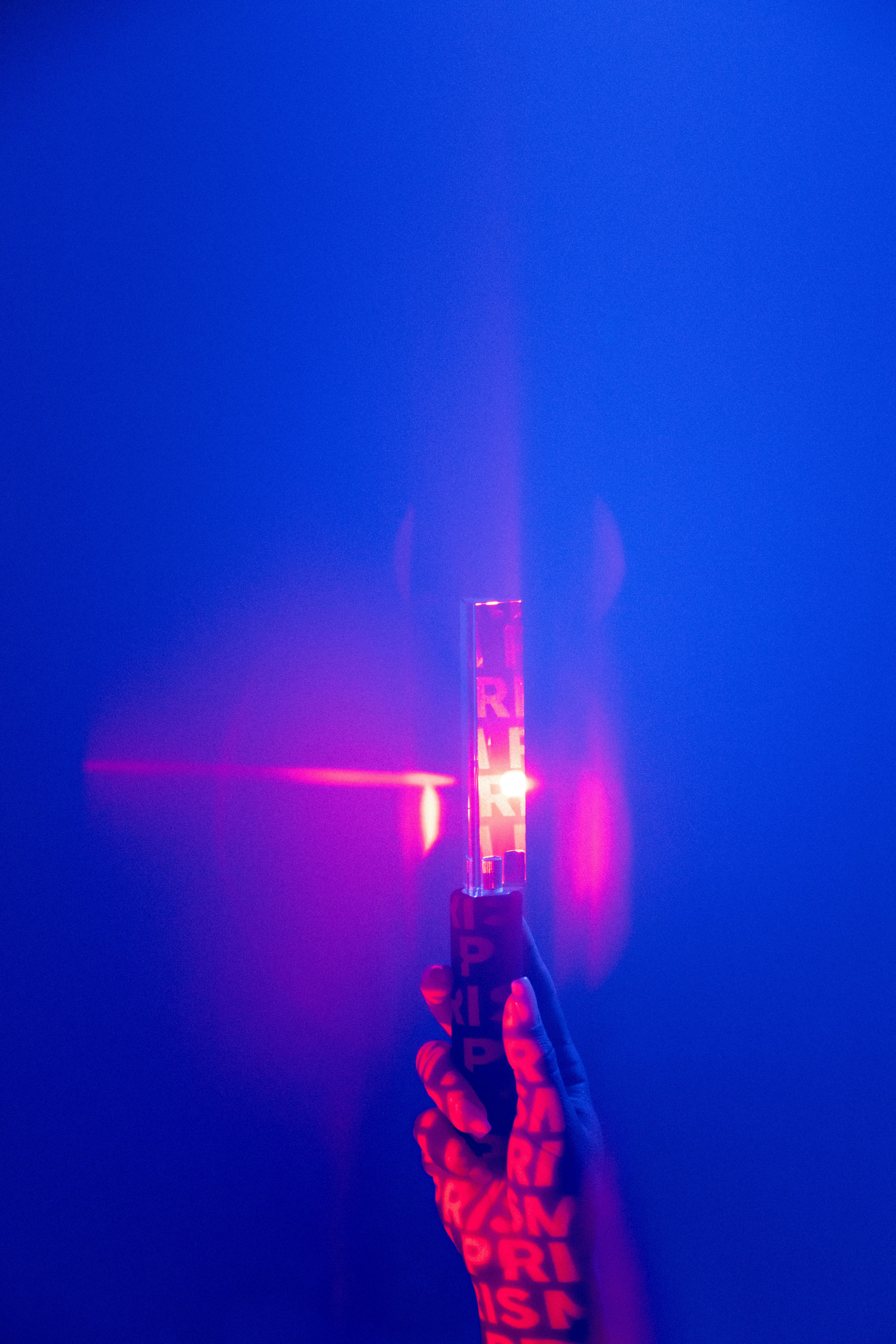 black and red light fixture