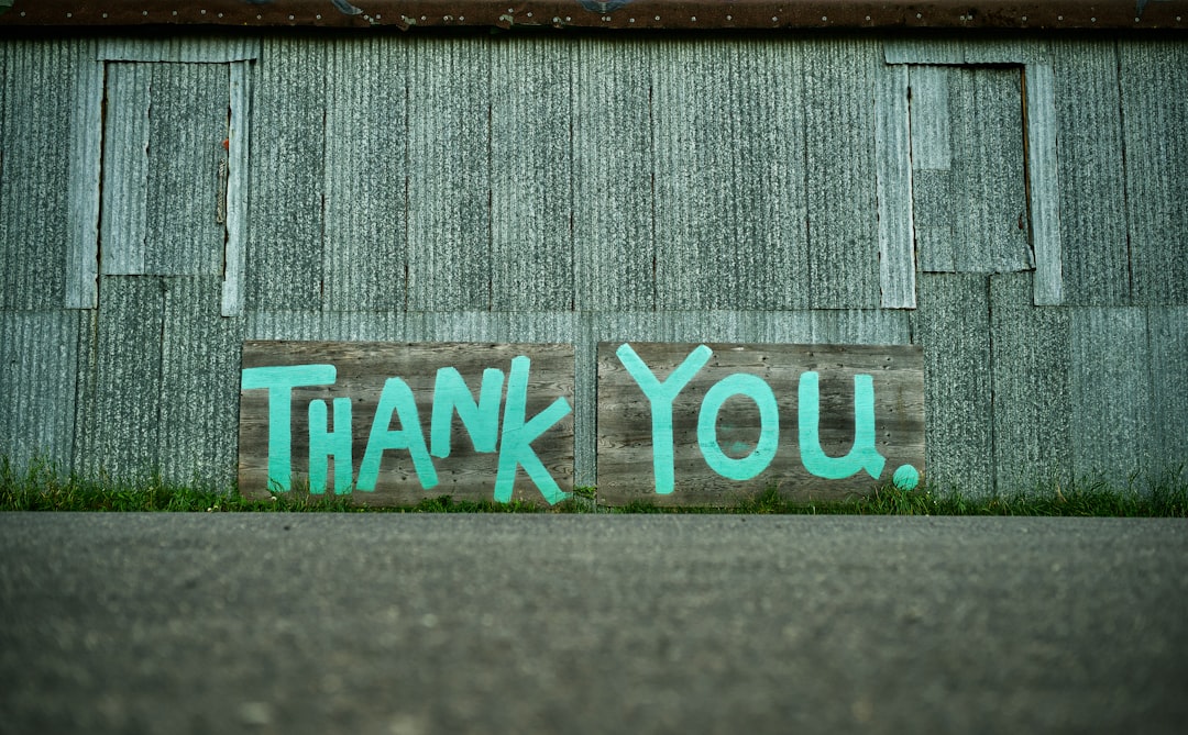 Photo by Kevin Butz on Unsplash thank you