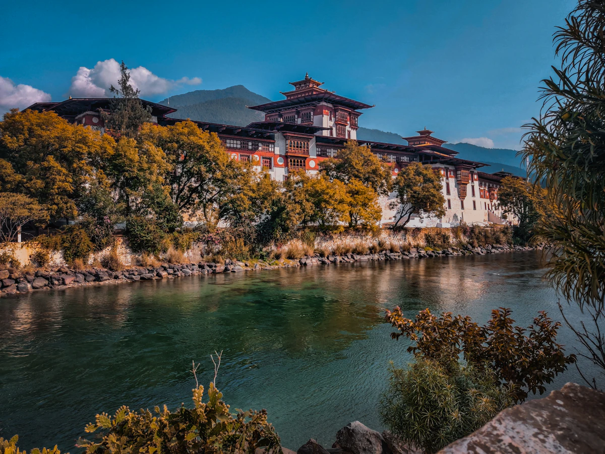 Punakha Dzong, spring