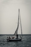 white sail boat on sea during daytime