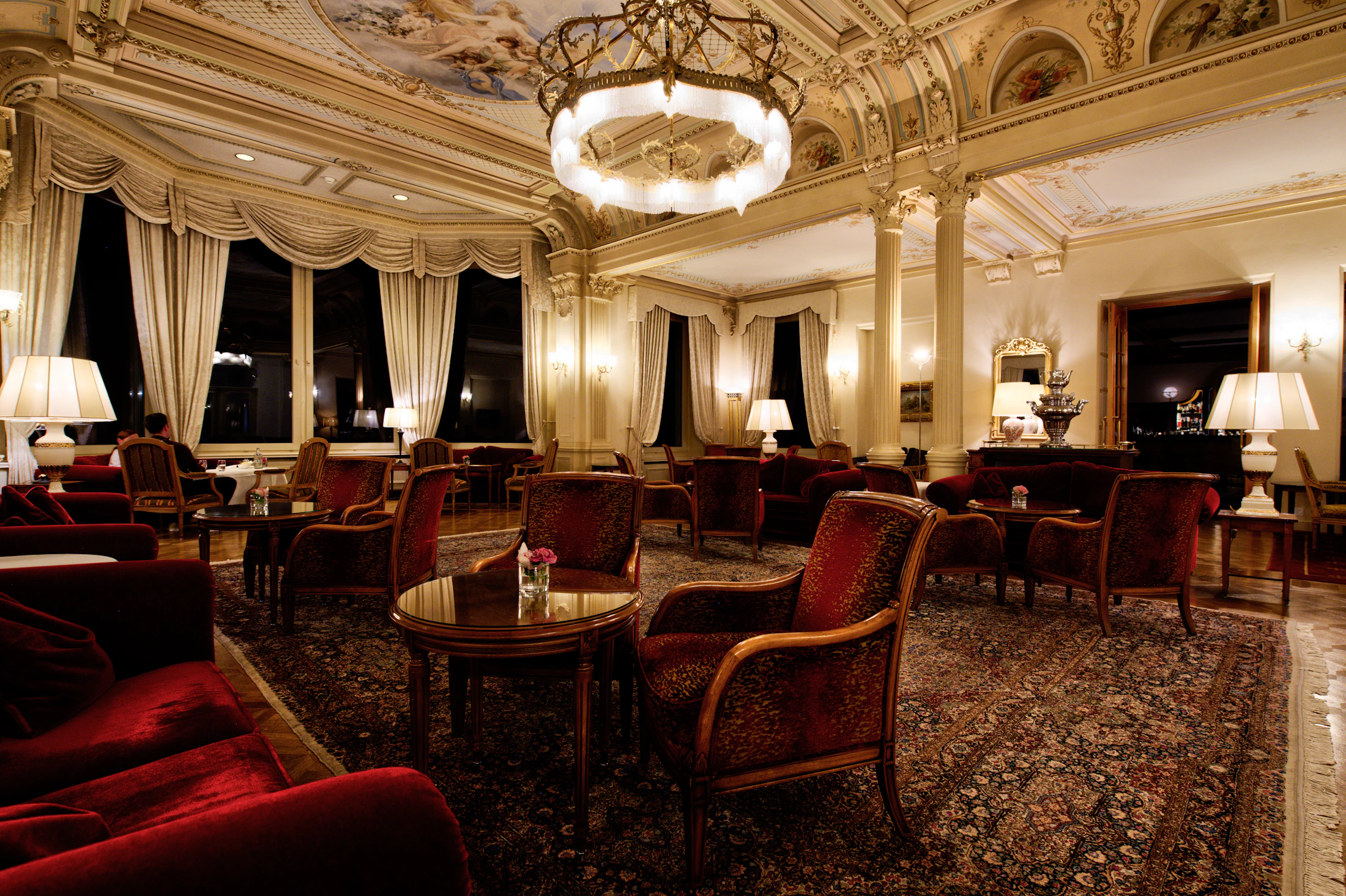 A refined luxury lounge