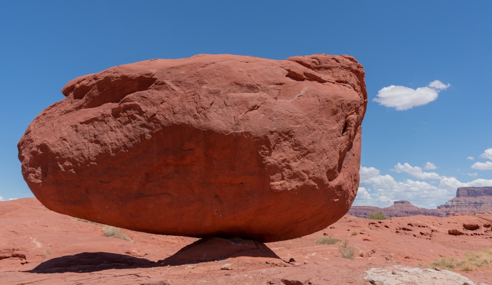 brown rock formation under blue sky during daytime