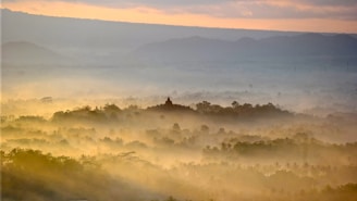 A serene landscape symbolizing spiritual awakening.