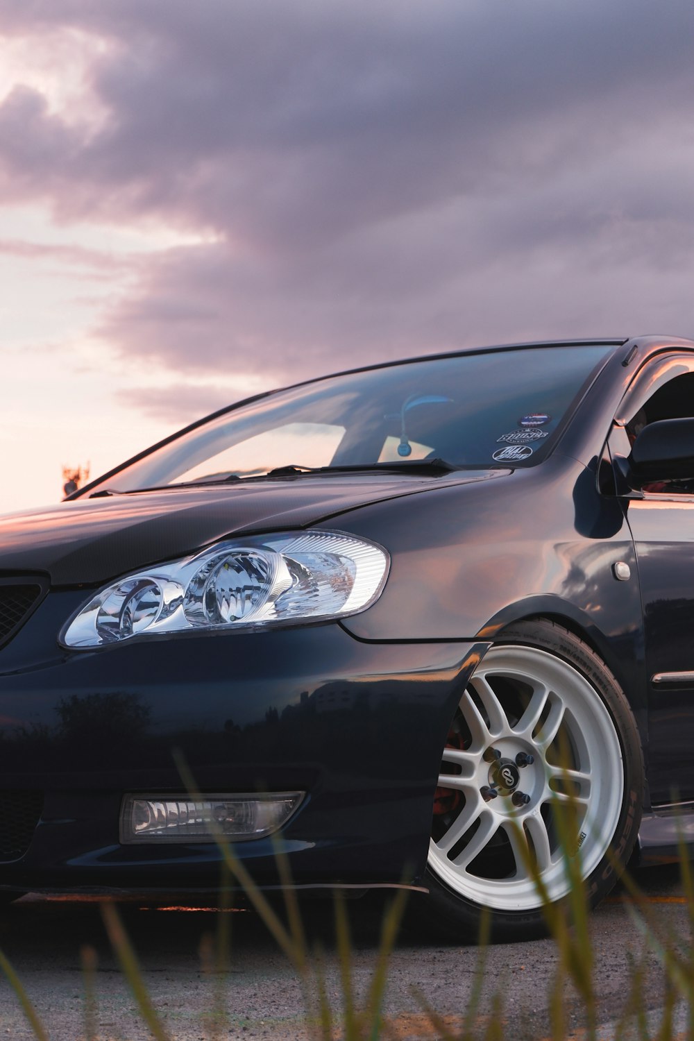 black mercedes benz c class coupe