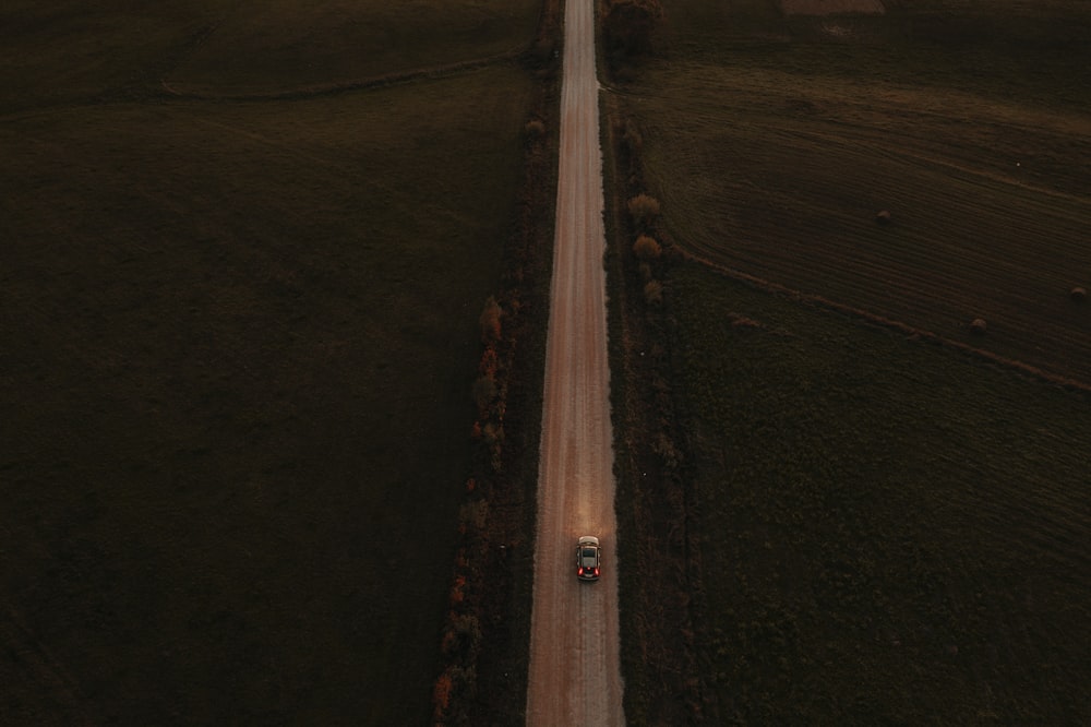 gray asphalt road during night time