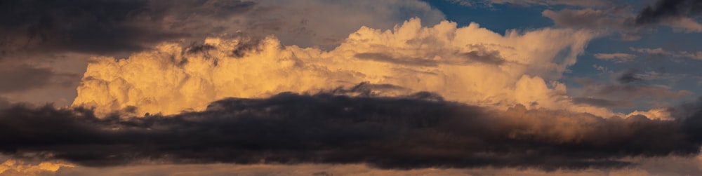 white clouds and blue sky