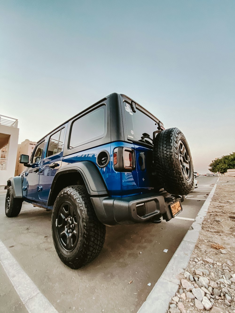 blue and black classic car