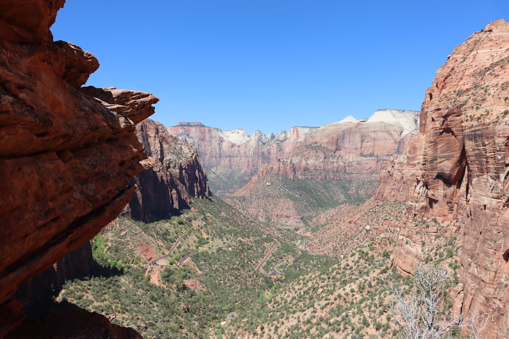 brown rocky mountain under blue sky during daytime