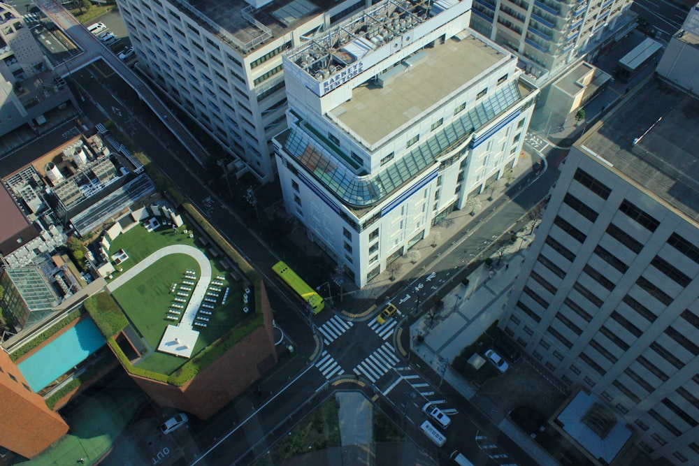 aerial view of city buildings during daytime