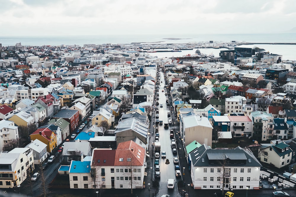 aerial view of city buildings during daytime