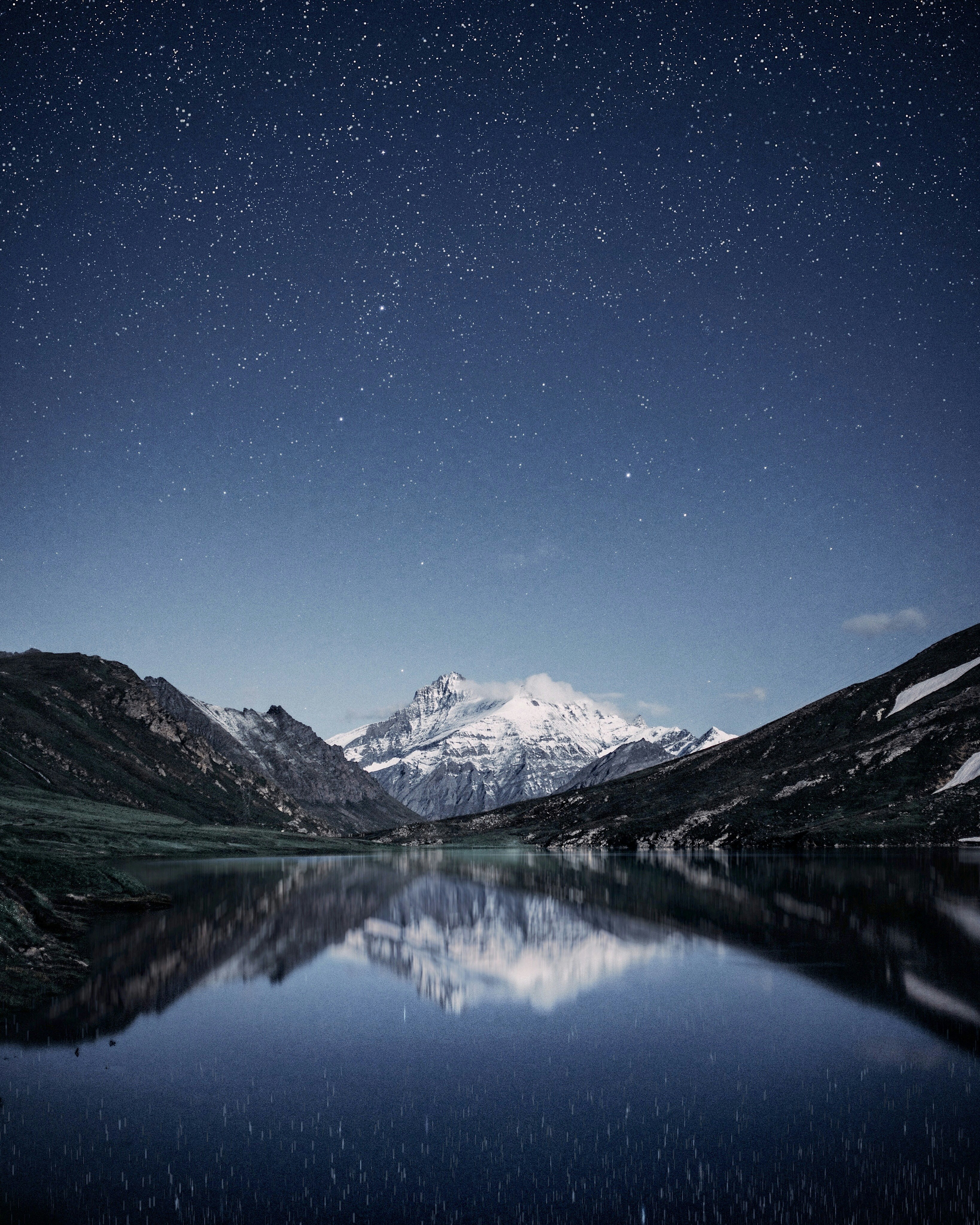 Featured image of post View 26 Mountain Wallpaper Night Snow