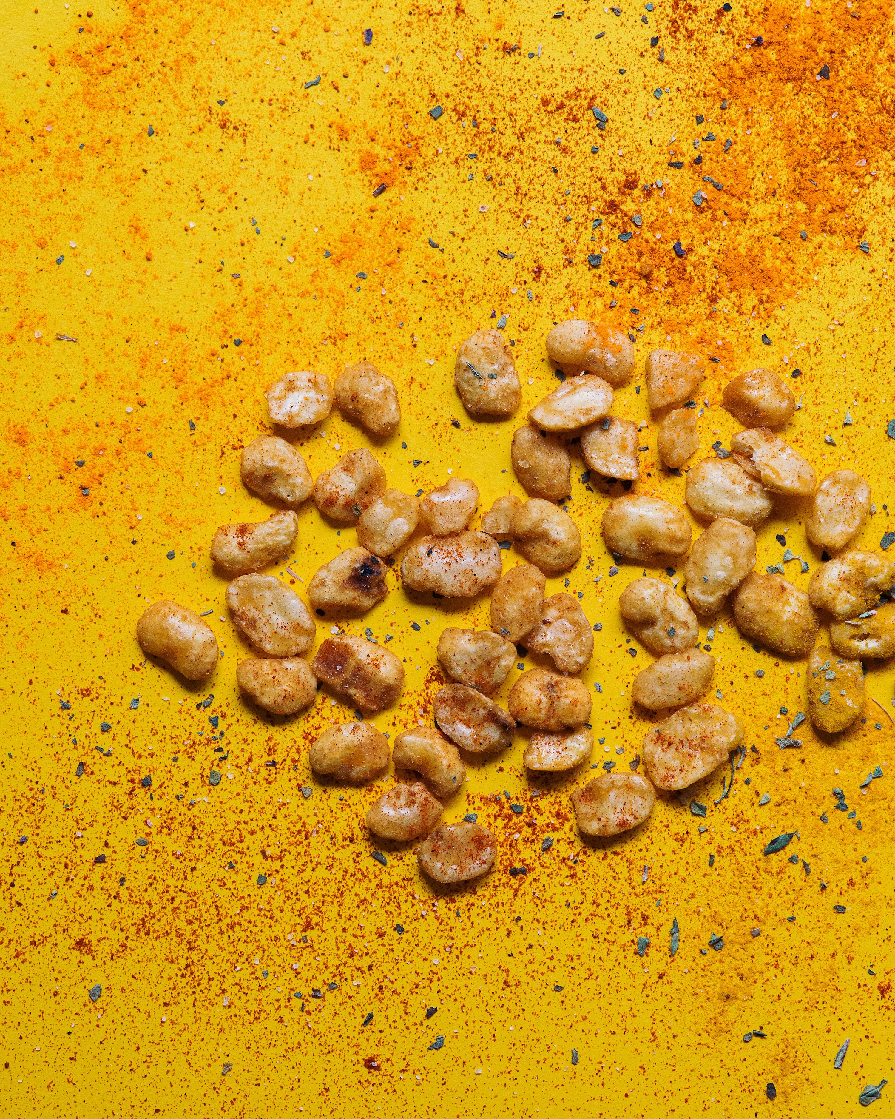 brown peanuts on brown sand