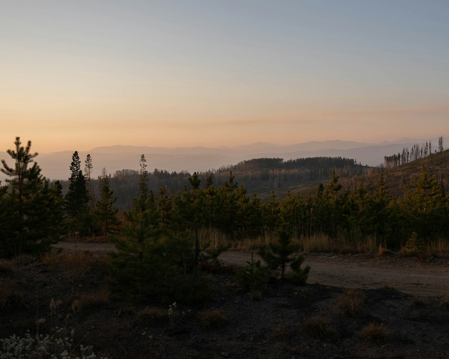 sunset in winter park co