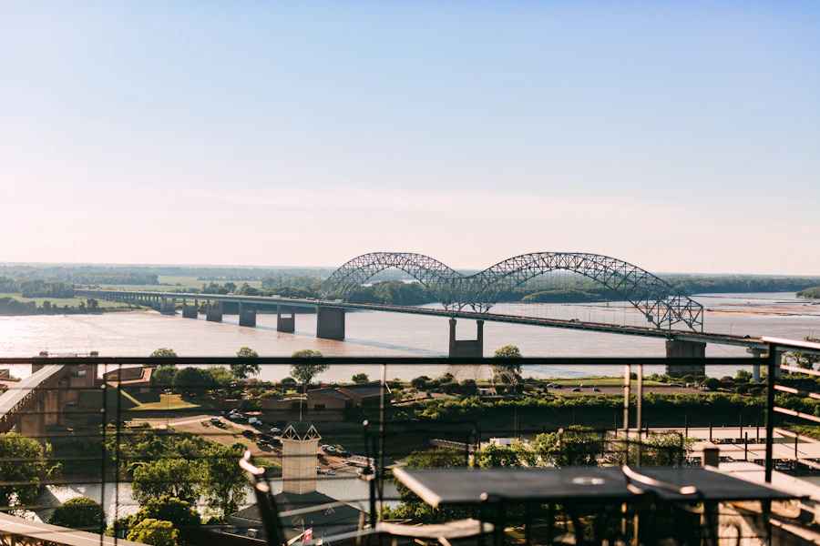 Mississippi River and bridge — the heart of the South