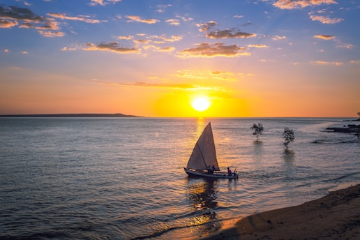 sunset in Madagascar pictured by Francesco Margaretini