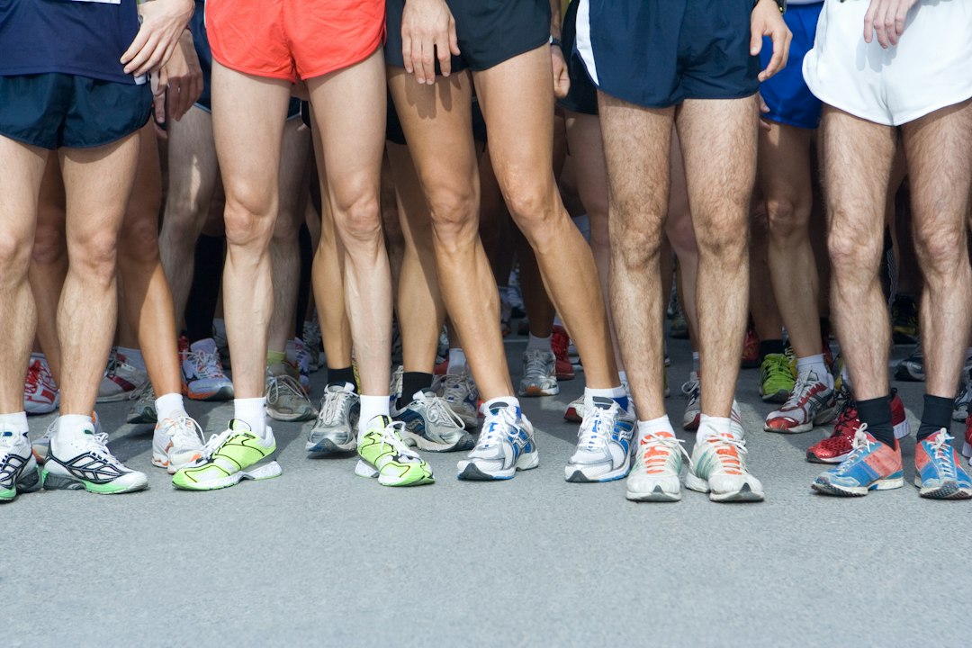 running shoes pair