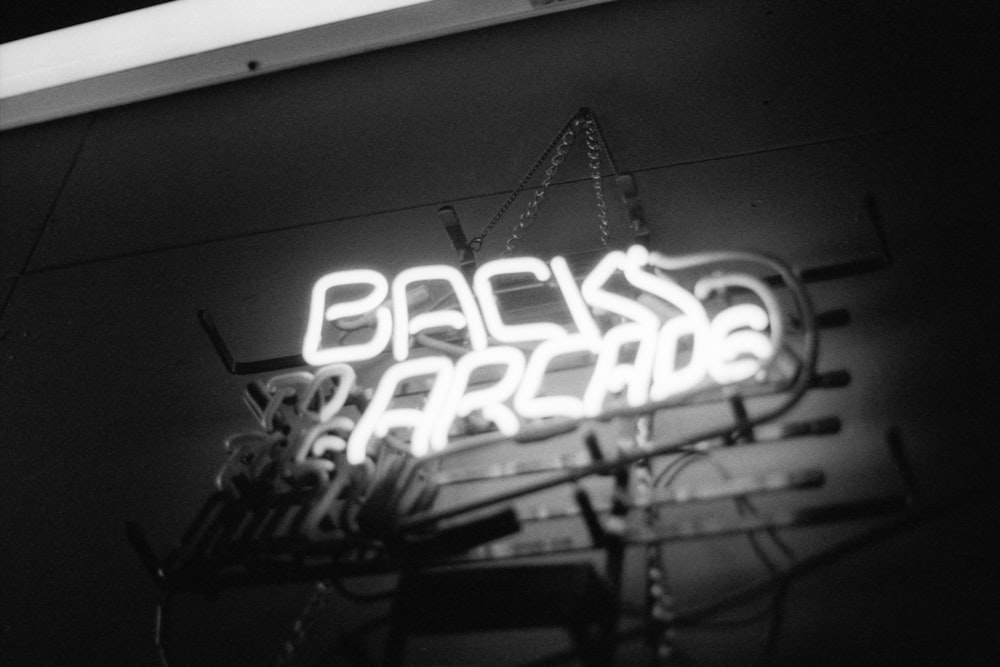 grayscale photo of love neon light signage