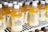 white and yellow labeled plastic bottles