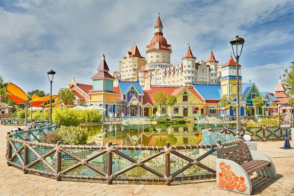 The fairy-tale castle at Sochi Park — Sochi, Russia