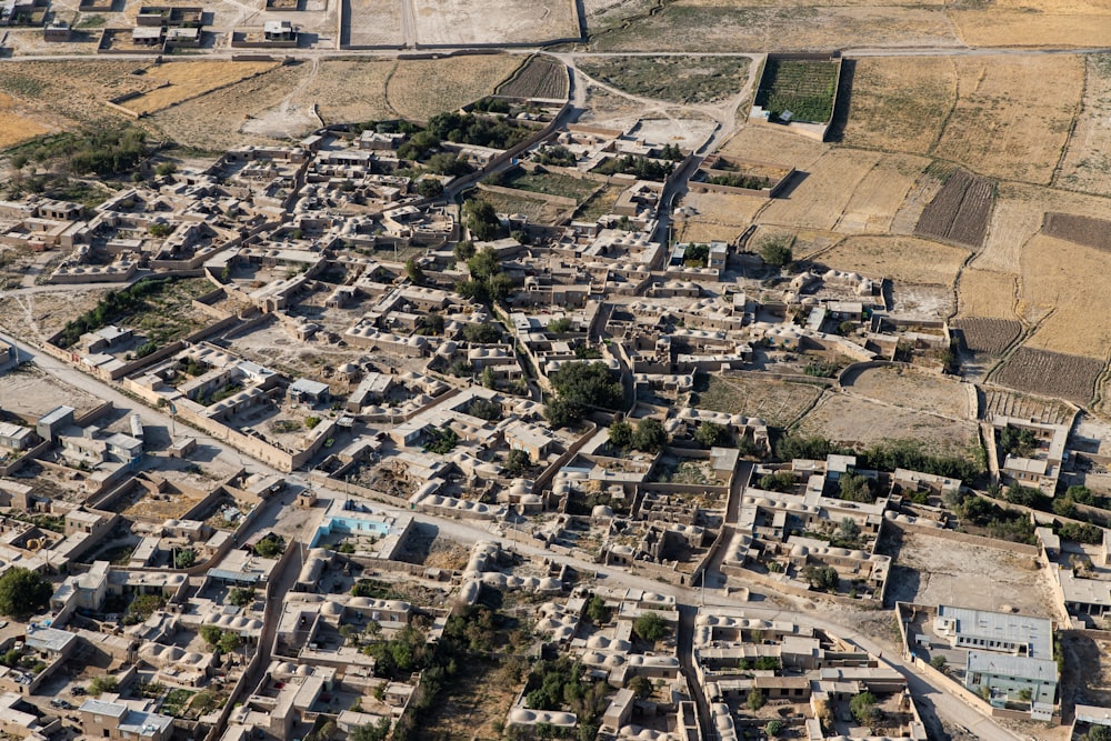 aerial view of city during daytime