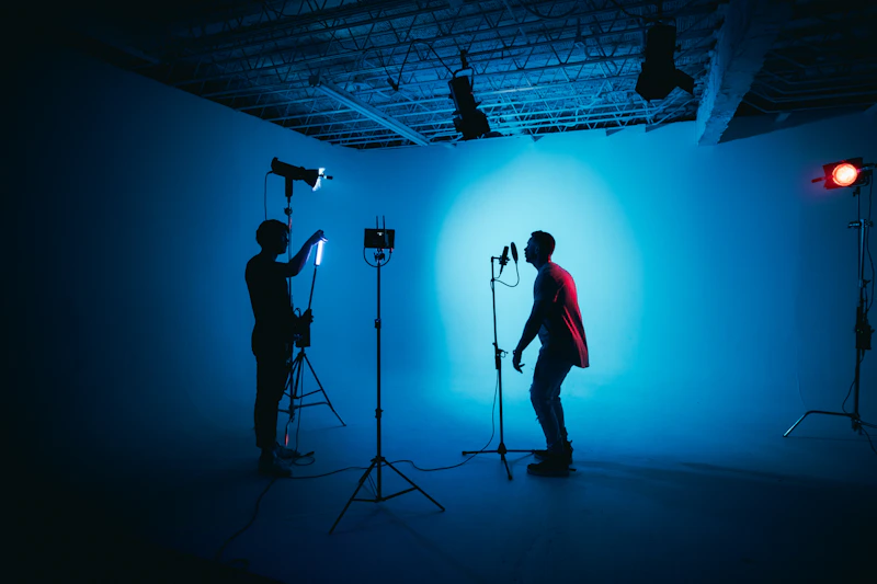 Blåljussatt studioinspelning