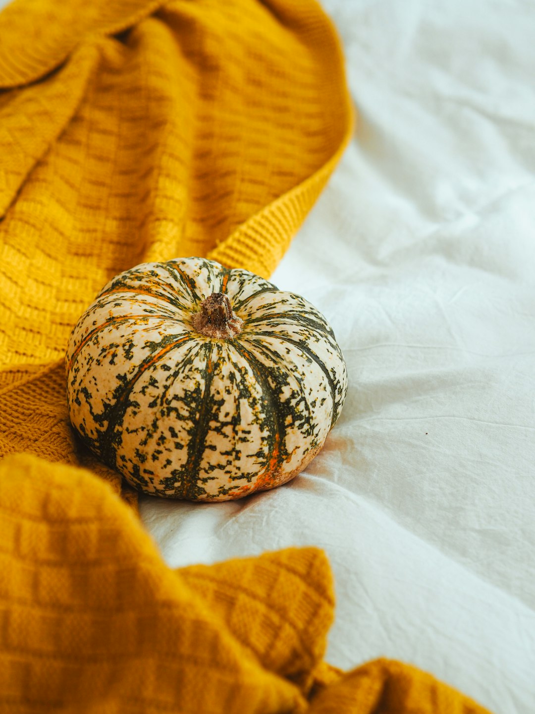 gray and white round ornament on white textile