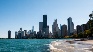 city skyline across body of water during daytime
