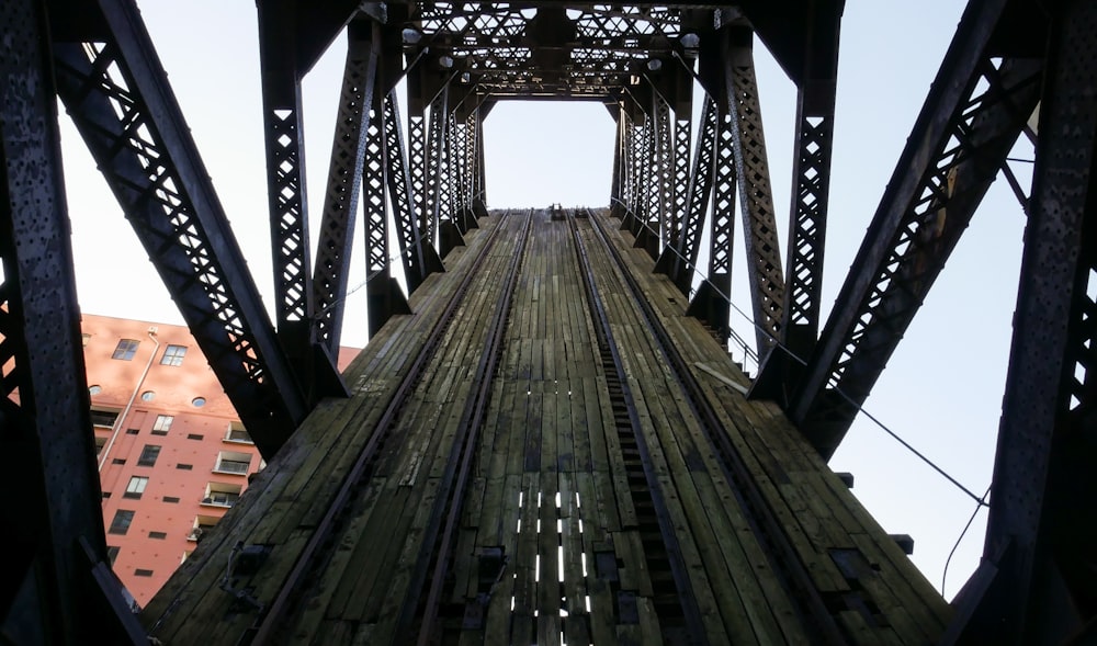 brown wooden bridge during daytime