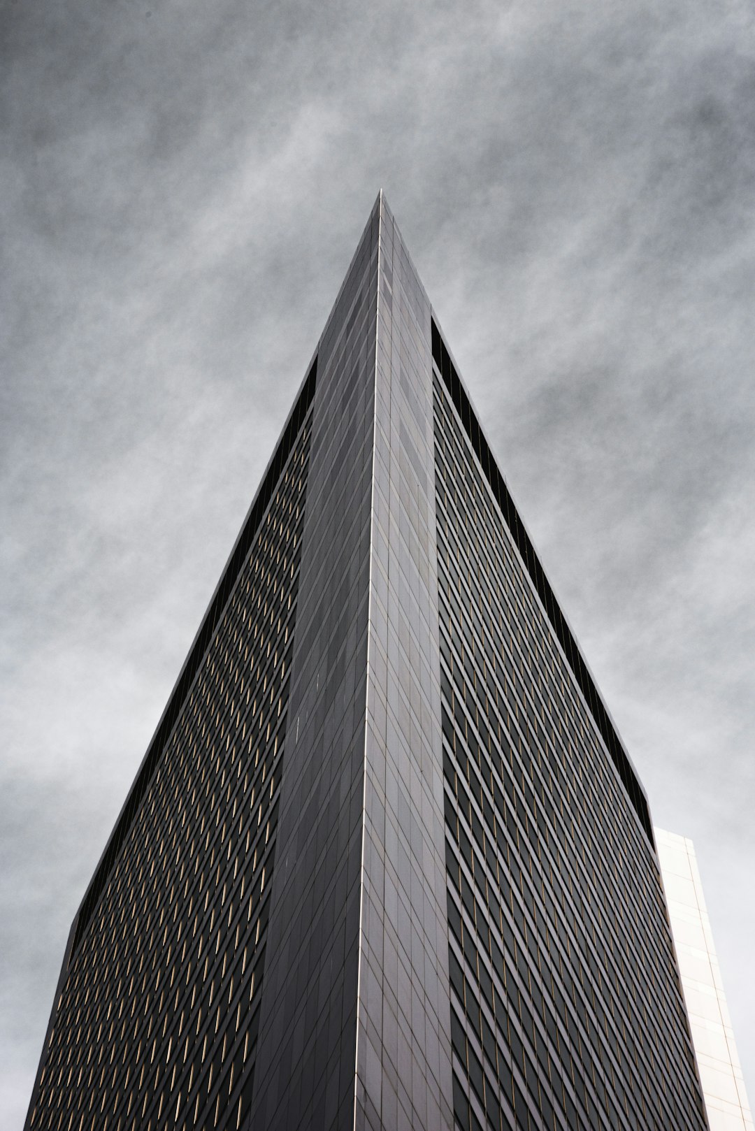 gray concrete building under gray sky