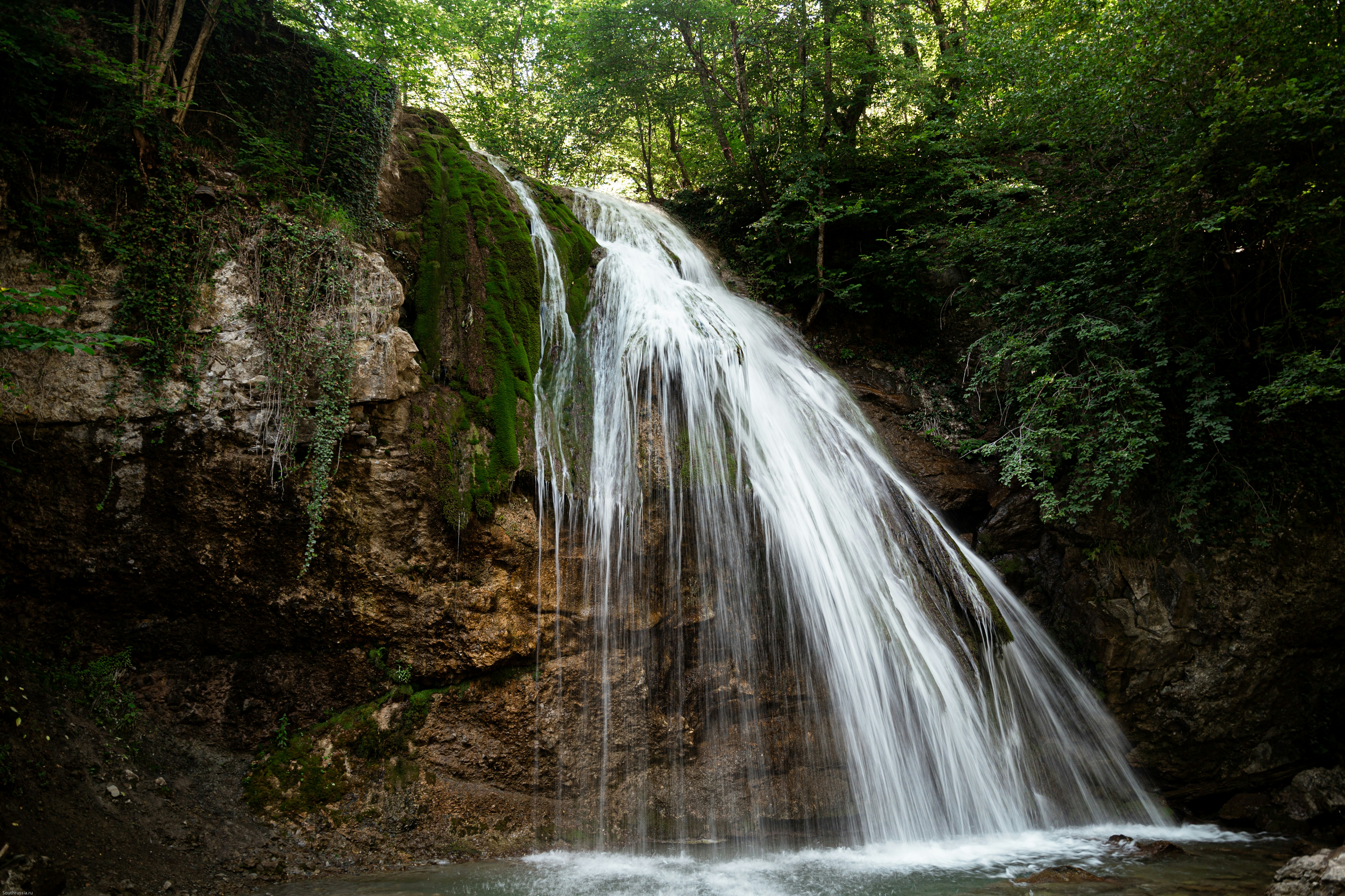 time lapse photography of waterfalls, 