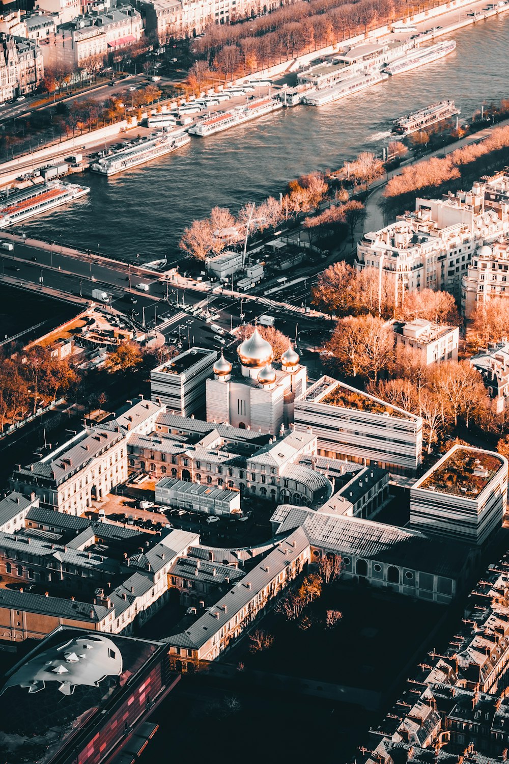 aerial view of city buildings during daytime