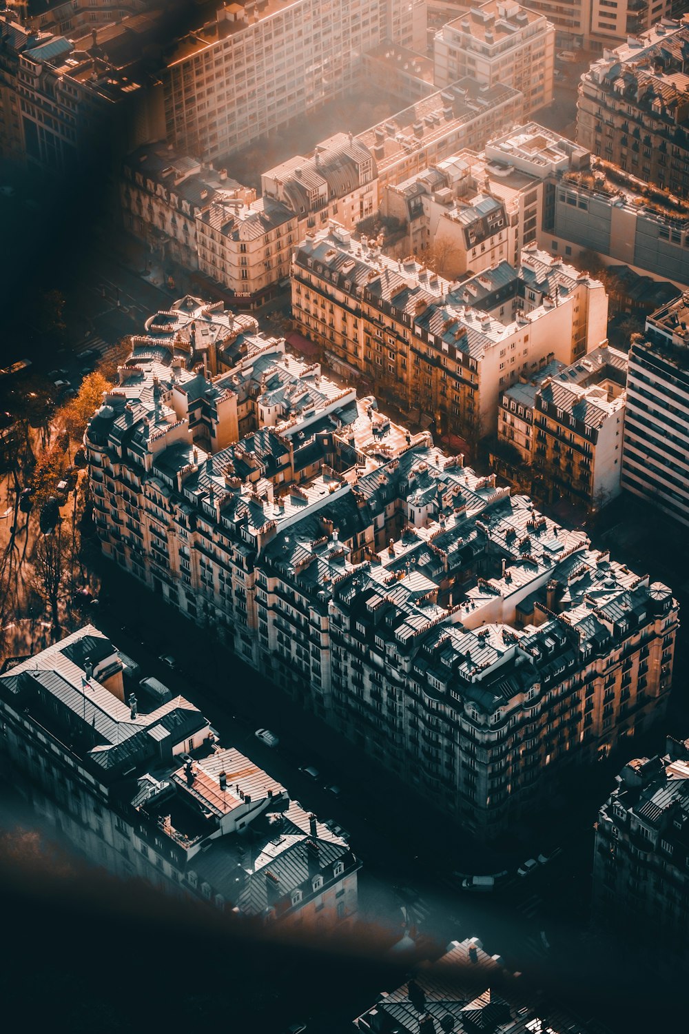 aerial view of city buildings during daytime