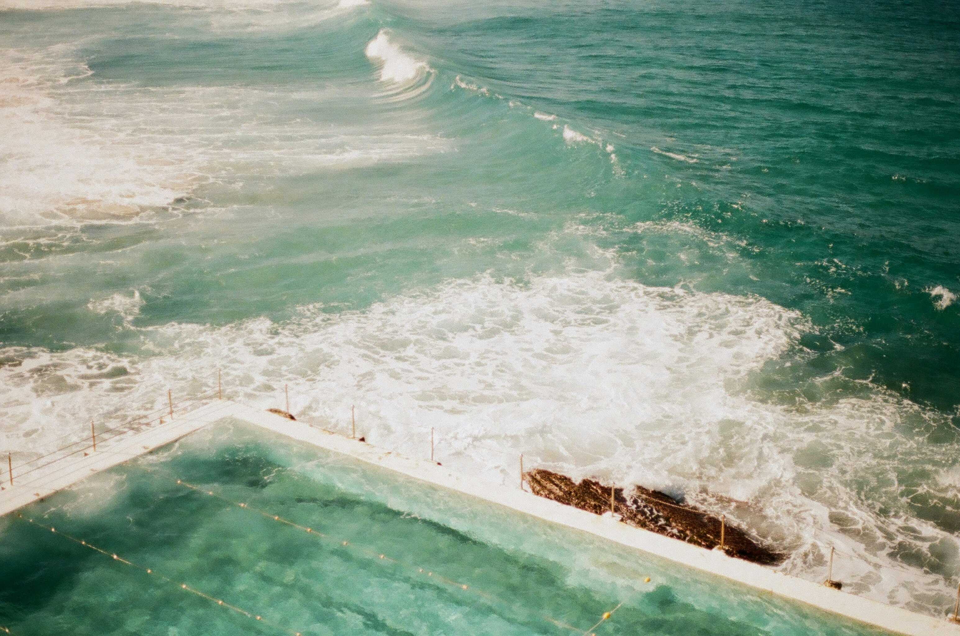 aerial view of beach during daytime