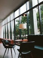 A beautifully renovated interior with stylish furniture and decor.