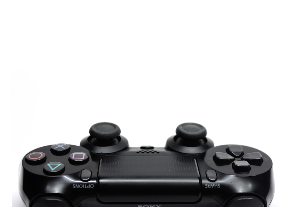 black sony ps 4 game controller