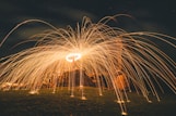 fireworks display during night time