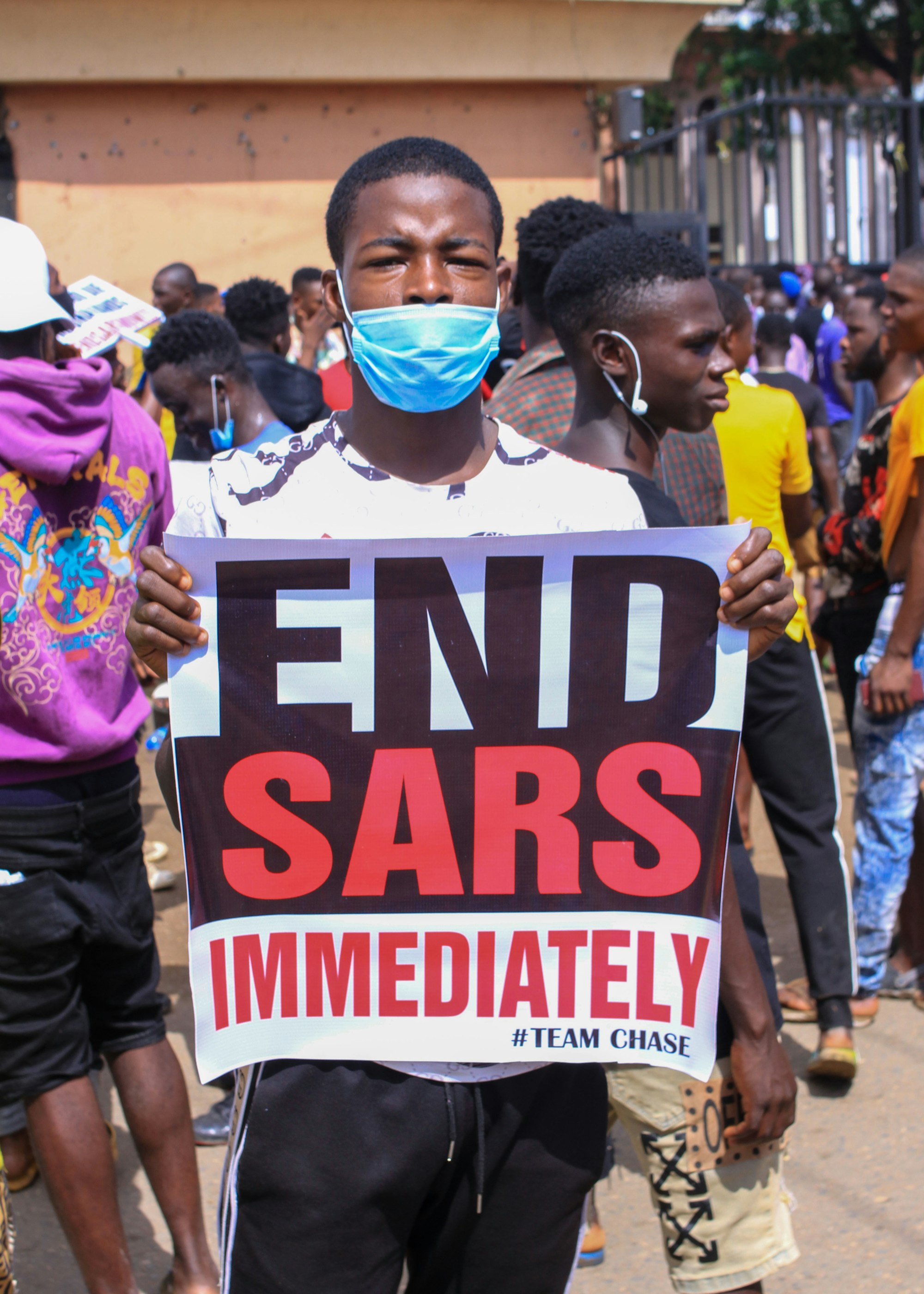 On going Protest in Nigeria 🇳🇬 to End SARS killing,
