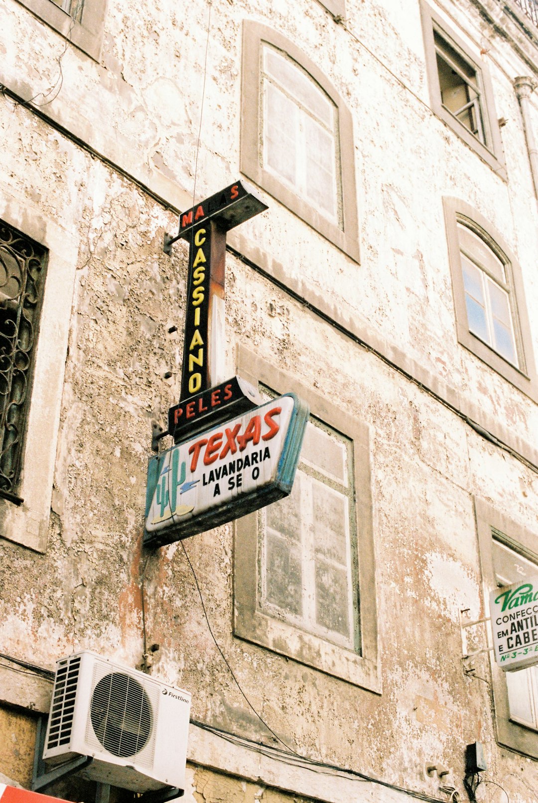 blue and white wooden signage